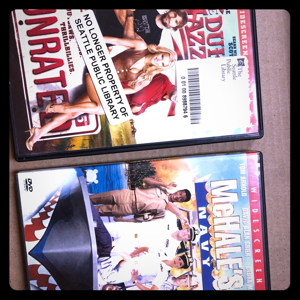 1 Pair previously viewed dvds
